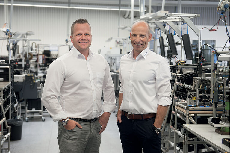 Dipl.-Wirt.-Ing. Philip Schmersal und Dr. Andreas Hunscher 